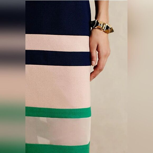 Anthropologie Harlyn Parfait Colorblock Knee-Length Pencil Skirt Size S NWT - Picture 4 of 12